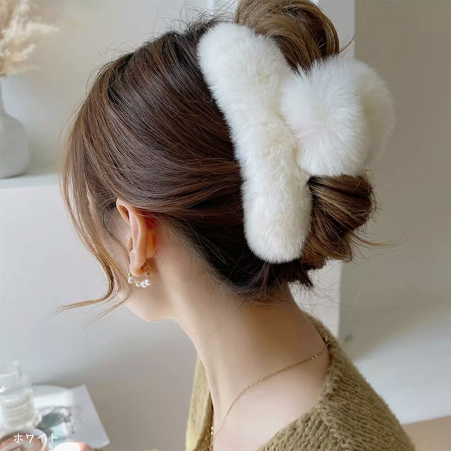 ファーヘアクリップ | c h é m e