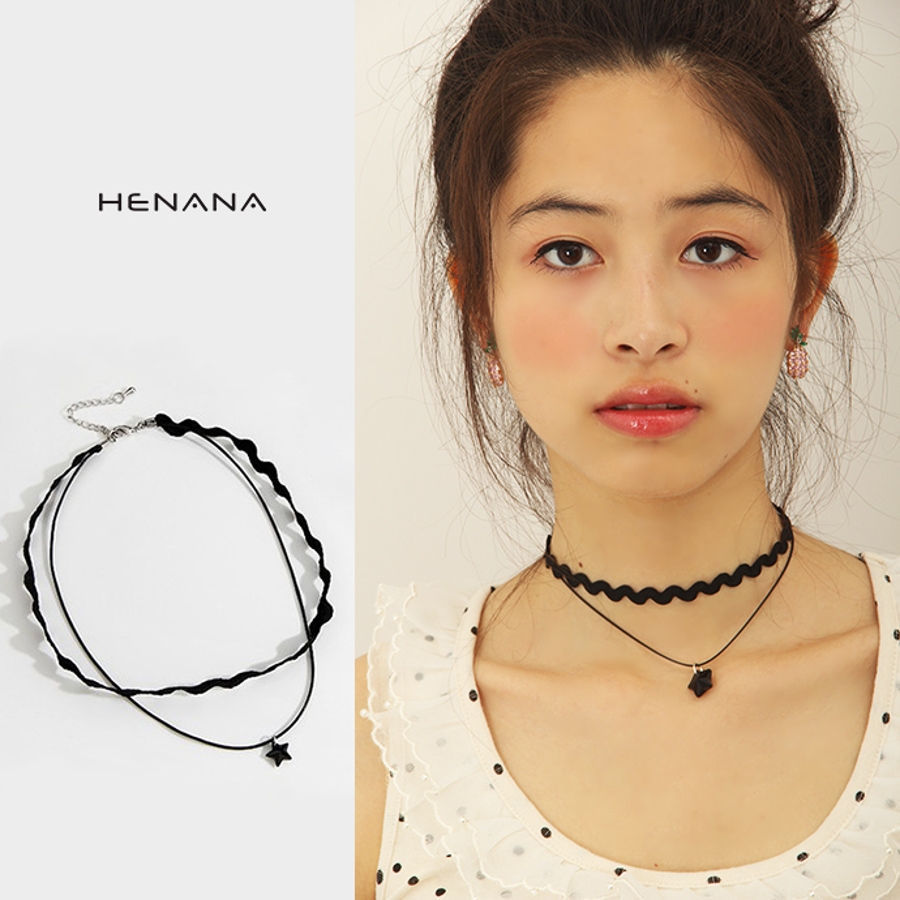チョーカー ネックレス 重ねつけ付け[品番：CTLW0001231]｜HENANA 