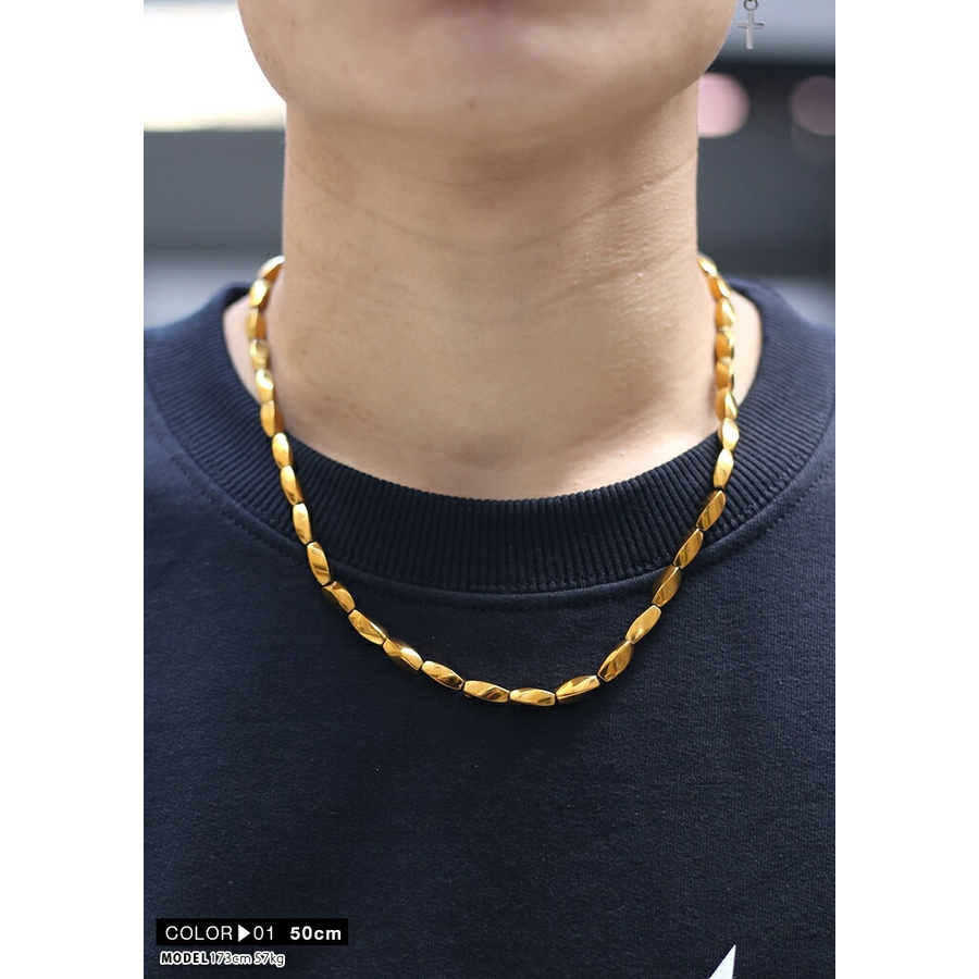 ネックレスソフトワイルド ヘマタイトネックレス 磁気[品番