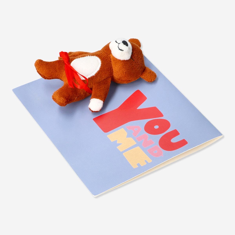 メッセージドール（クマ）[品番：ZBRH0008219]｜Flying Tiger