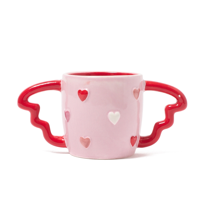 【超人気商品】Malymoon バストトラップタイガー　ピンク マグ（ハート）[品番：ZBRH0012994]｜Flying Tiger Copenhagen