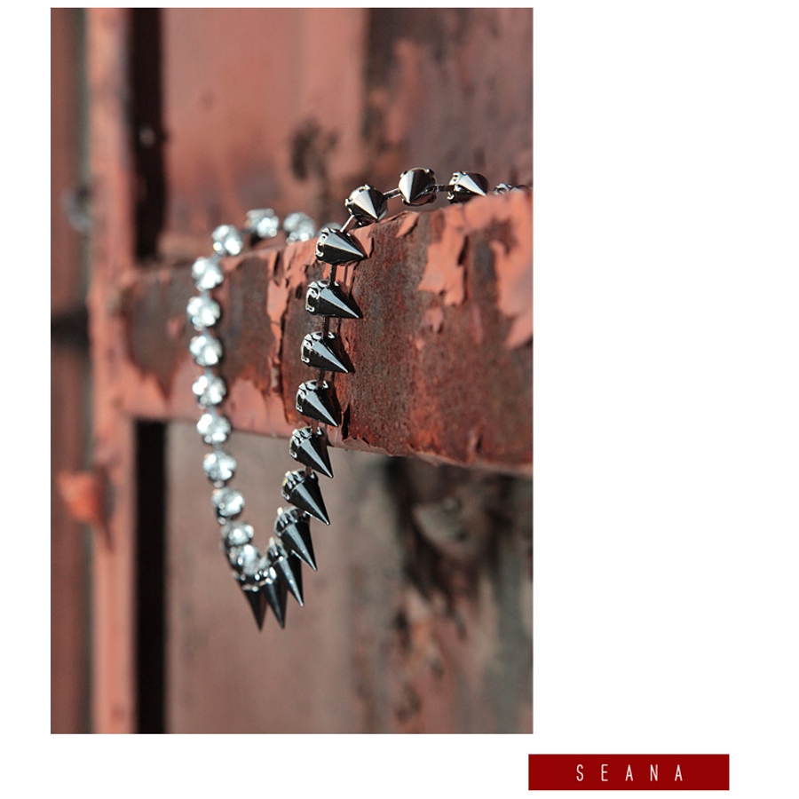 アクセサリー gigisan ◇SEANA(シーナ) クリスタル棘ネックレス◇necklace ヴィジュアル系