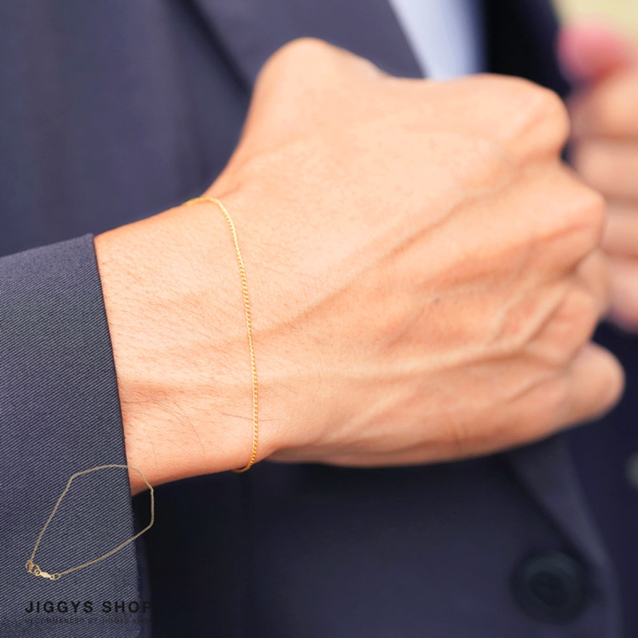 ◇14KGF シンガポールチェーン ブレスレット◇[品番：JG000013583