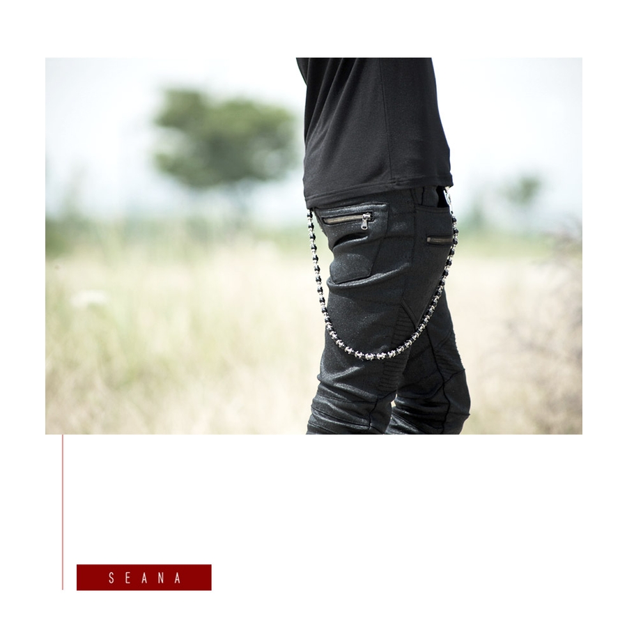 ◇SEANA(シーナ) 2ストーンウォレットチェーン◇[品番：JG000007002