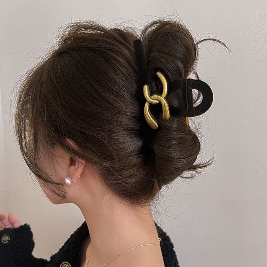 ヘアクリップ ベロア ヘアアクセサリー[品番：JSFW0014697]｜JS