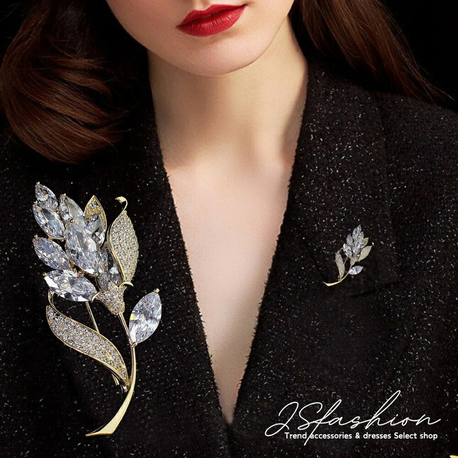 ブローチ フラワーモチーフ 花[品番：JSFW0014675]｜JS FASHION