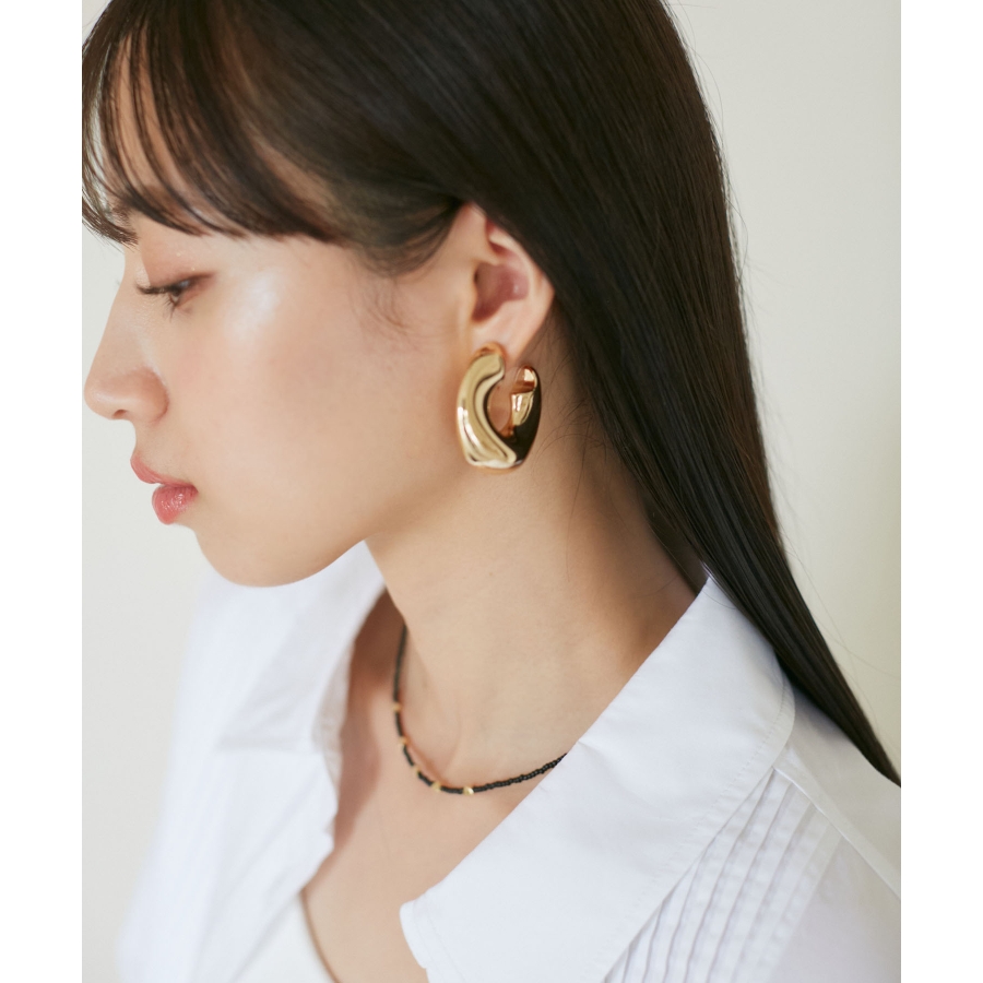 K18 フープイヤリング 3.7g ストレート