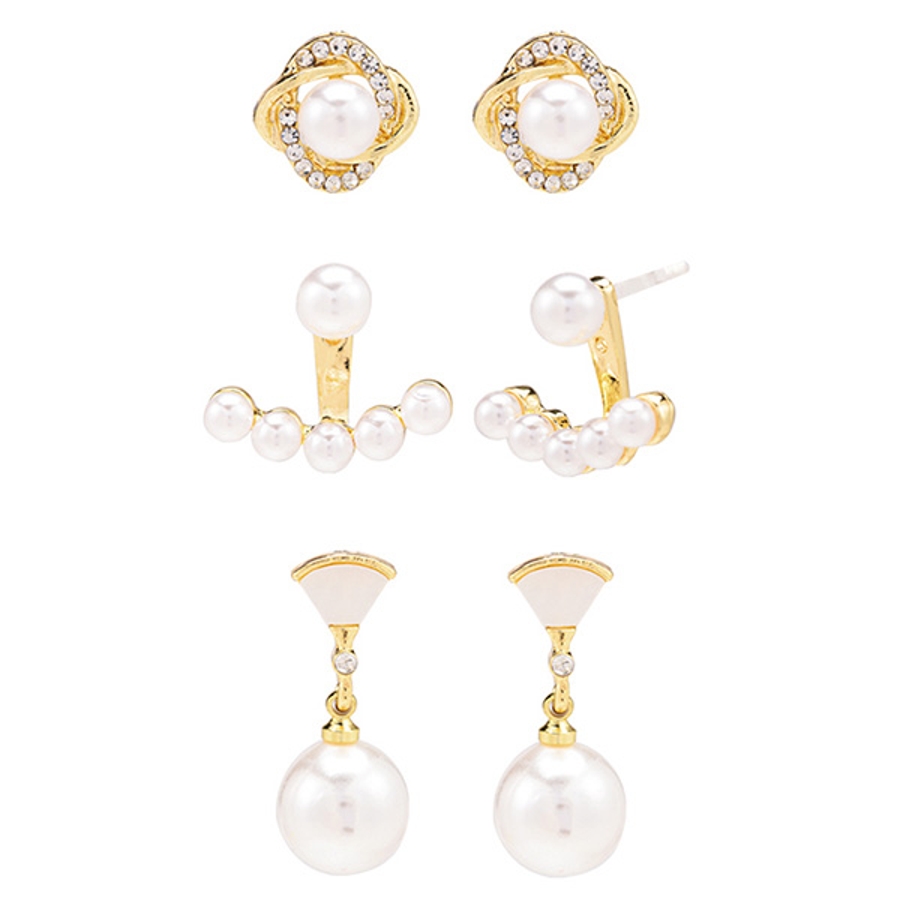 【在庫僅少】 3本セット シルバー芯 ピアス[品番：KW000017850]｜KawaiCat アクセサリー