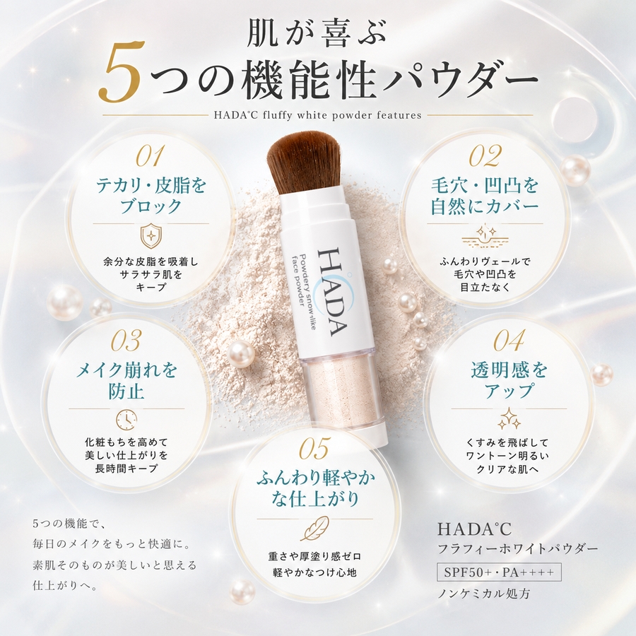 HADA℃フラフィーホワイトパウダー[品番：LNNE0000001]｜HADA