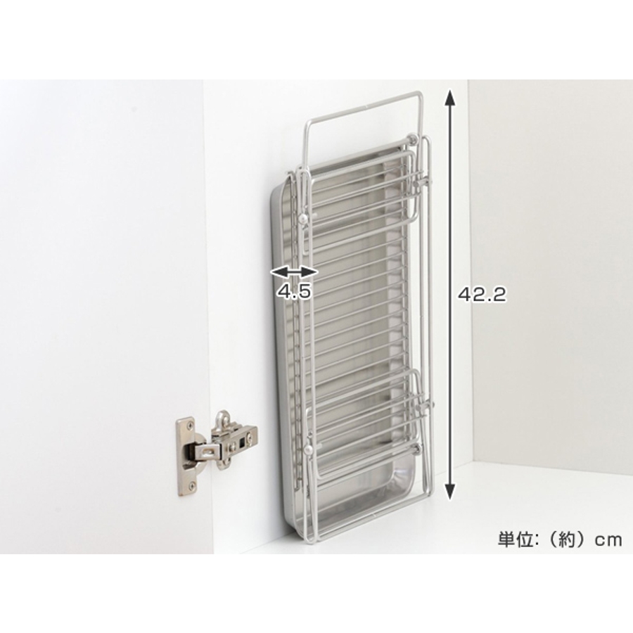 水切りラック SUIマイスター 折りたたみ式水切りかご[品番