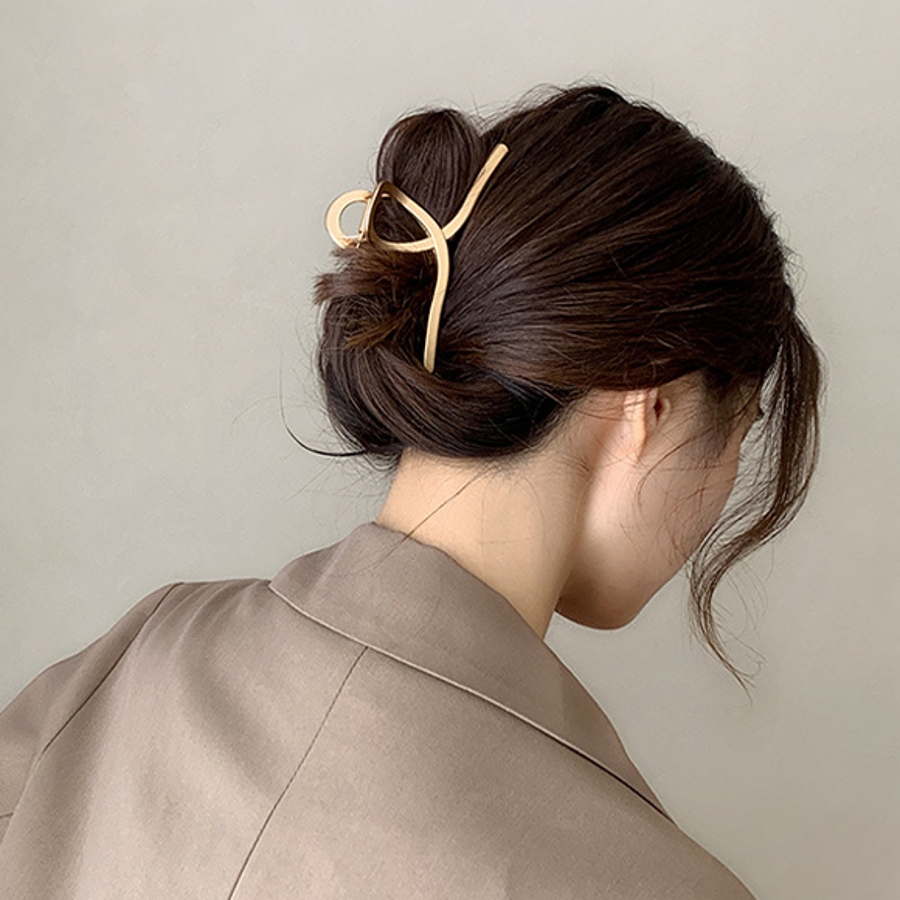 ヘアクリップ クリップ ゴールド[品番：ZI000008421]｜IRADOWL