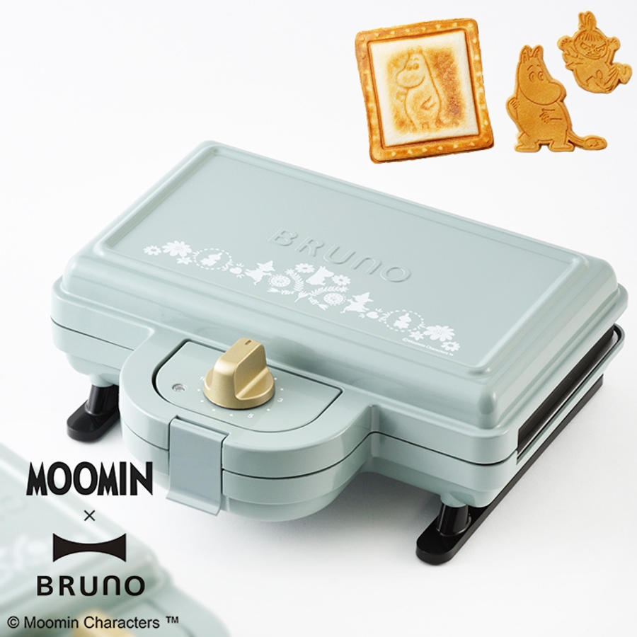 ムーミン×BRUNO ホットサンドメーカー ダブルブルーノ[品番