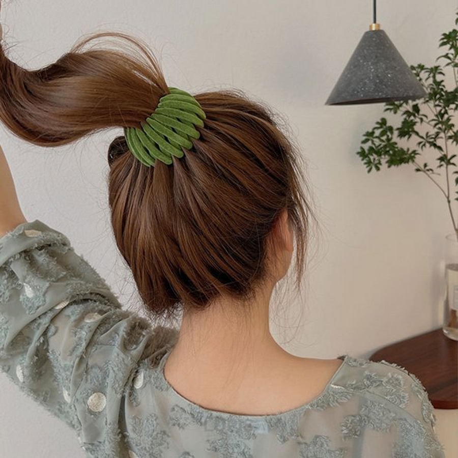 ベロア風ポニーリング【ヘアアクセサリー】[品番：LPSA0004878
