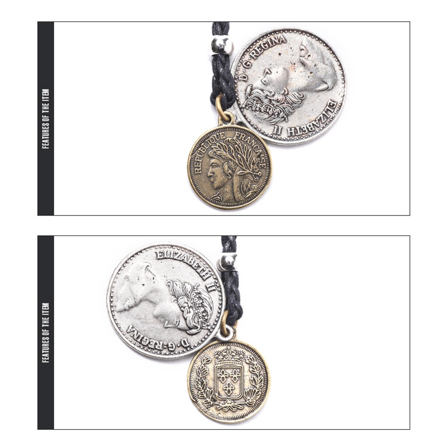 ネックレス メンズ コイン