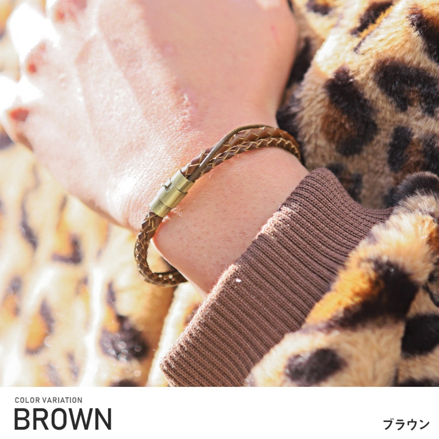 ブレスレット メンズ 編み込み[品番：LU000009312]｜LUXSTYLE