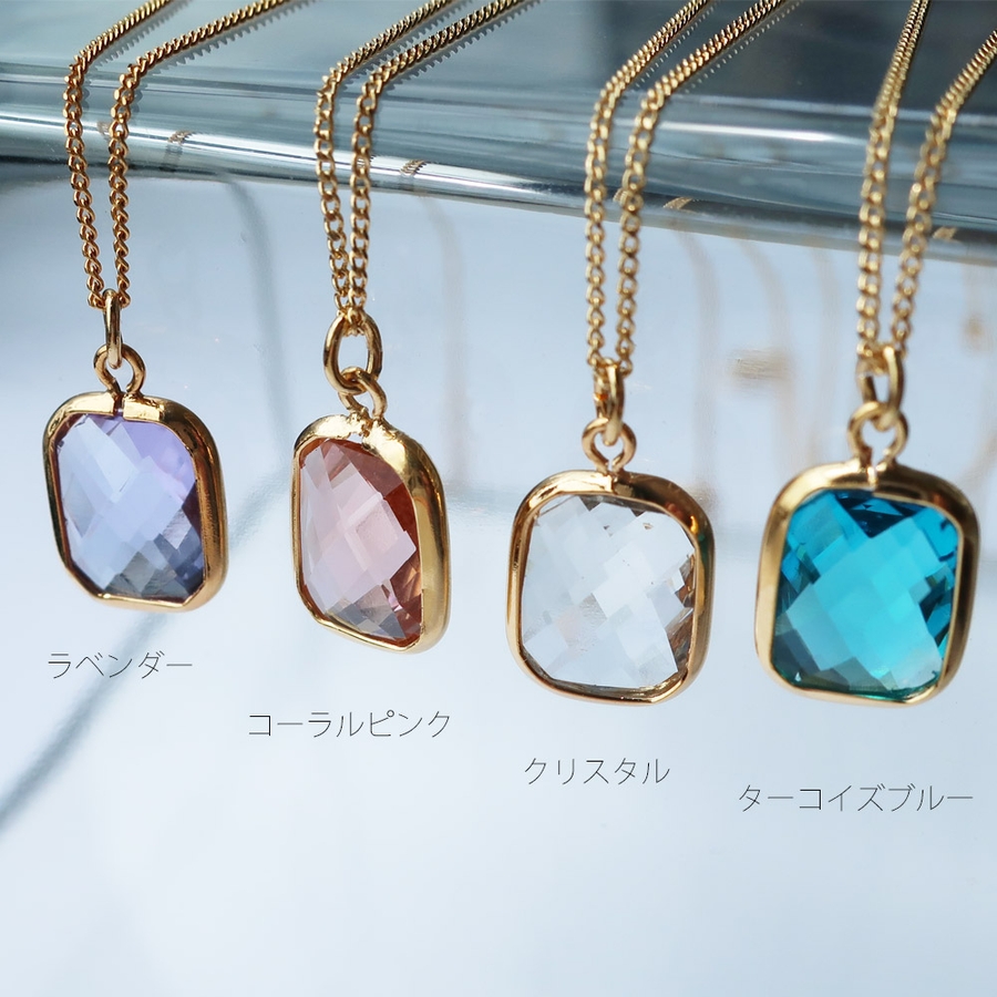 ネックレス クリア 透明[品番：MLOA0002802]｜Melody Accessory