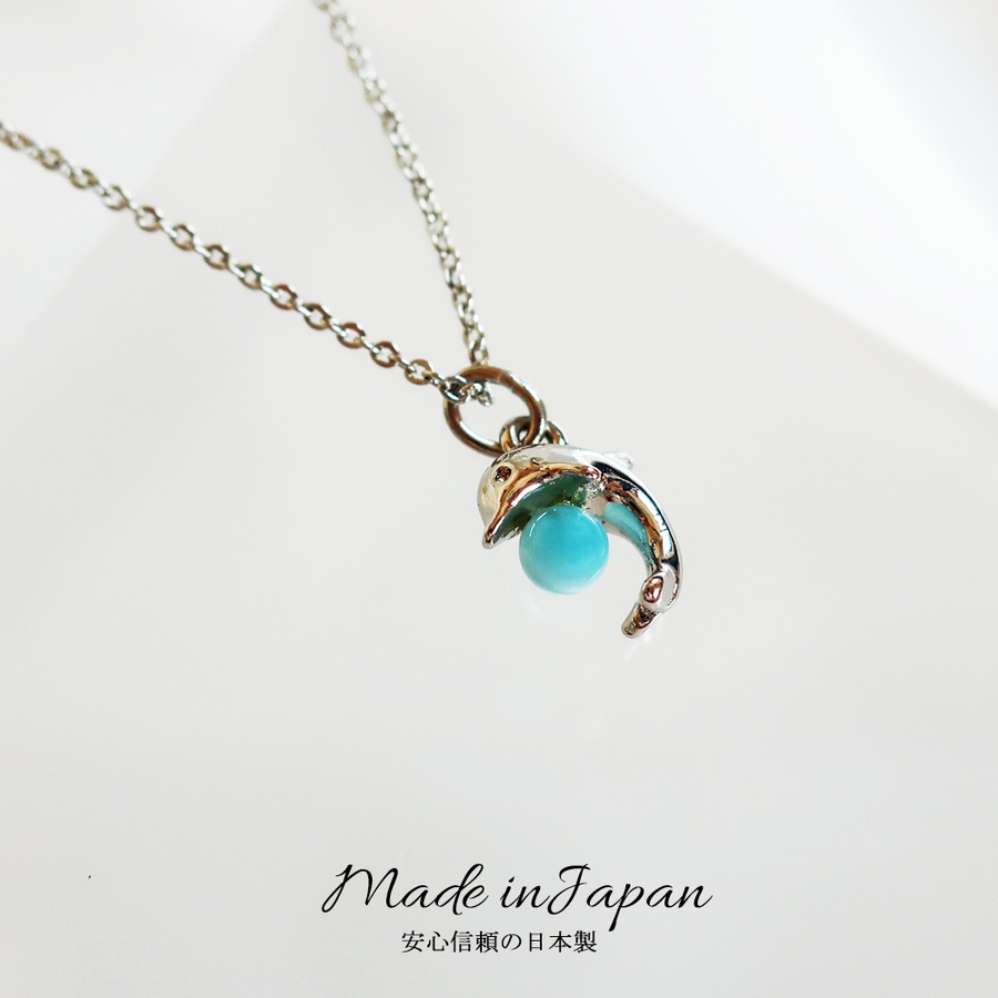 ネックレス 合成 キャッツアイ[品番：MLOA0001250]｜Melody Accessory