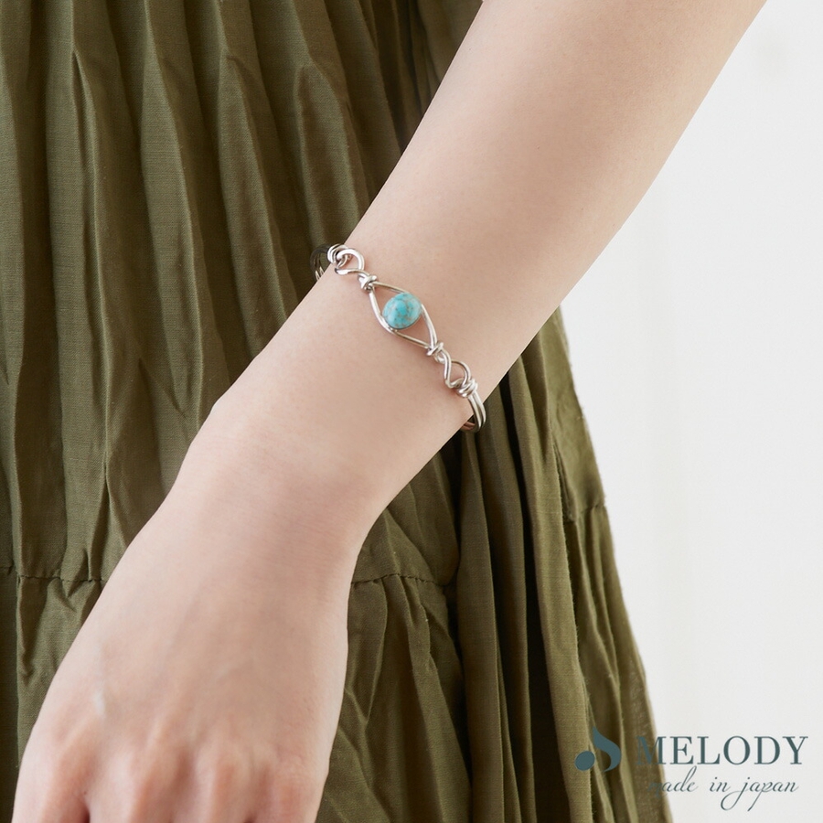 バングル ブレスレット ターコイズ[品番：MLOA0001270]｜Melody  