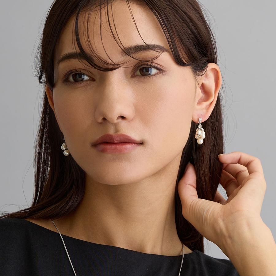 イヤリング 日本製 ノンホールピアス[品番：MLOA0001431