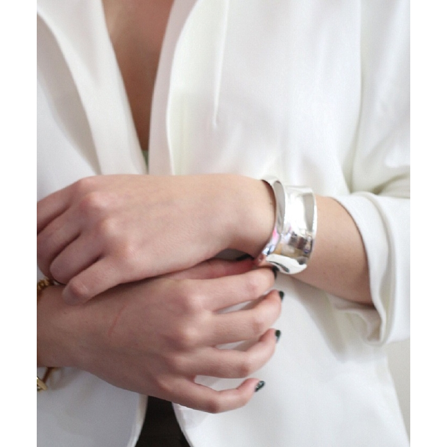 バングル レディース 太め シルバー【Nothing And Others】[品番