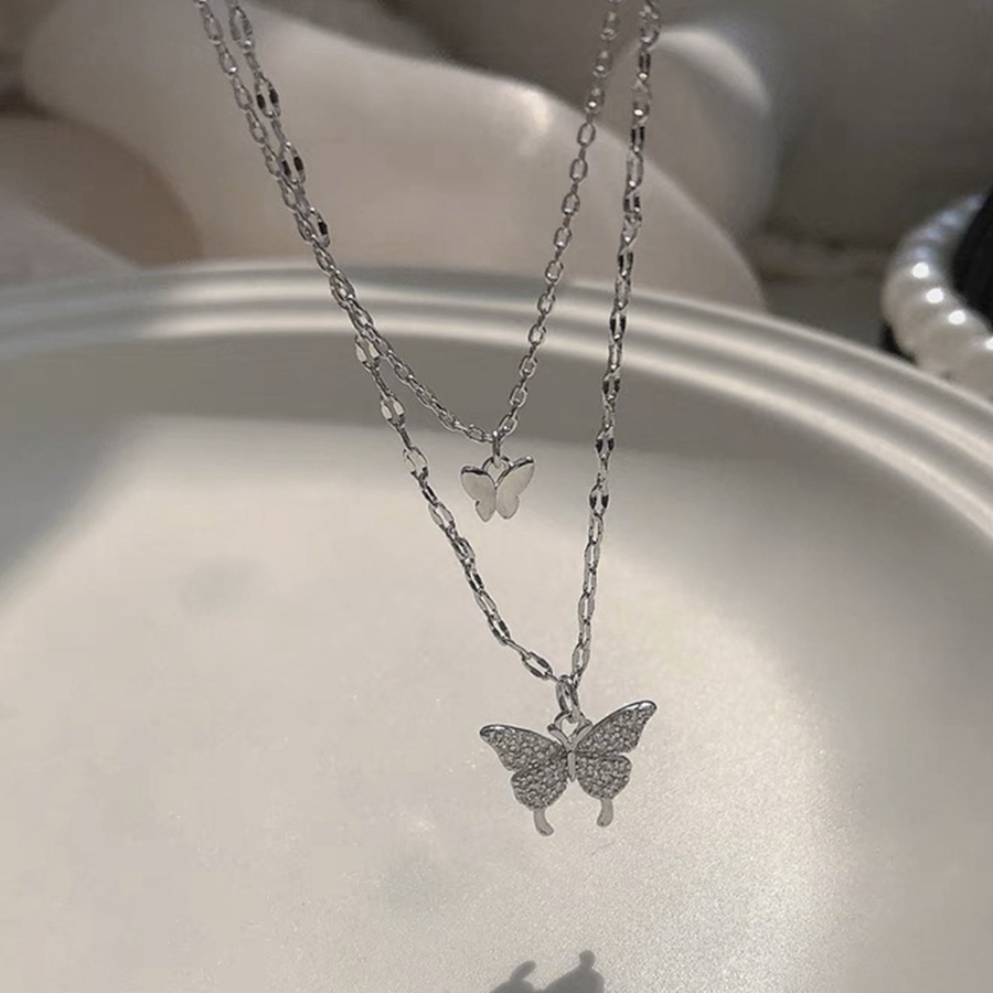 2連ネックレス 蝶々 ジュエリー  上品[品番：II000007330]｜Miniministore（ミニミニストア）のレディースファッション通販｜SHOPLIST（ショップリスト）