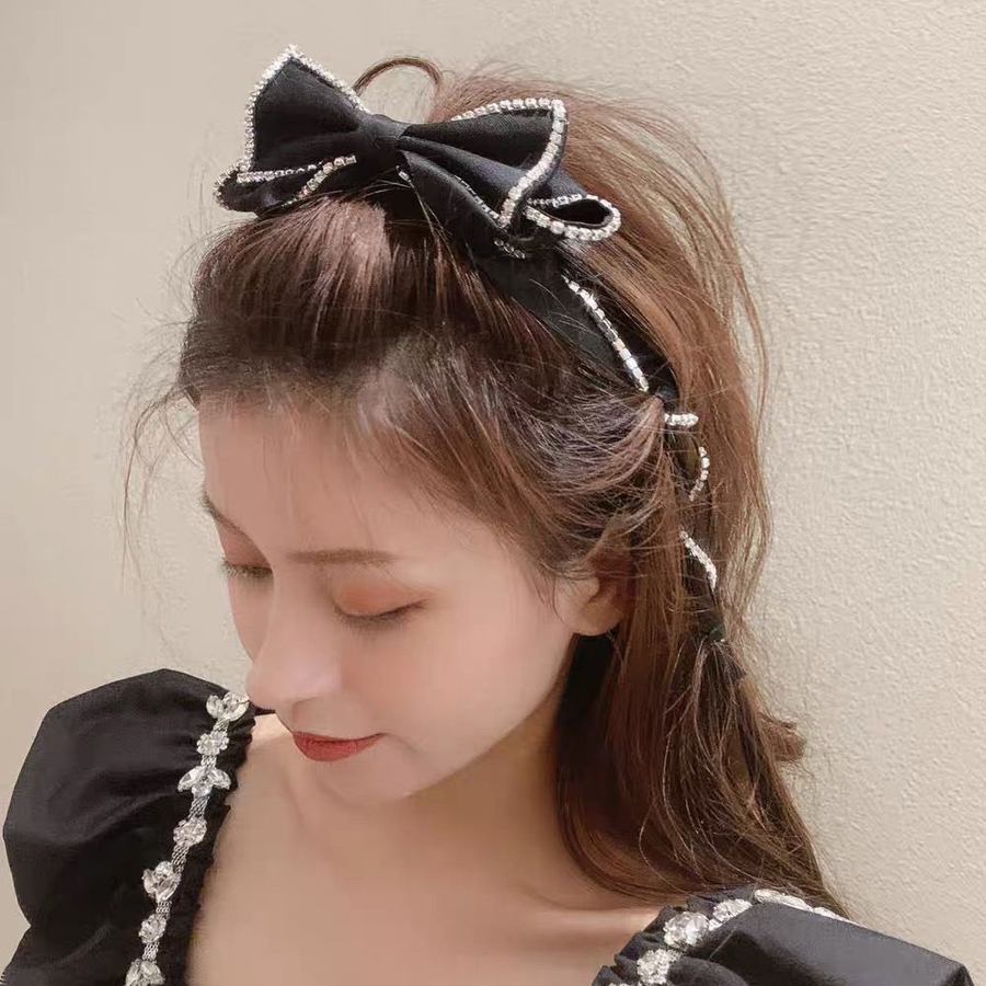 ビッグリボンバレッタ ヘアアクセサリー 韓国ヘアクリップ 髪留め ホワイト 通販