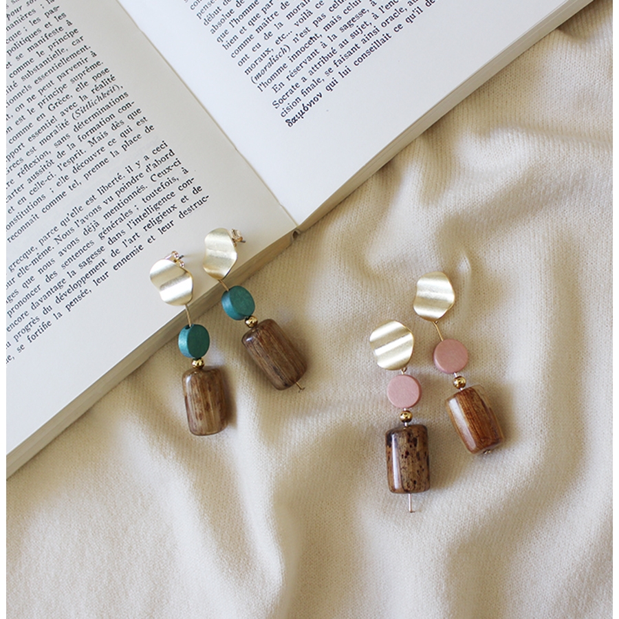 ダブルウッドストーンピアス 品番 Mdrw Mode Robe モードローブ のレディースファッション通販 Shoplist ショップリスト