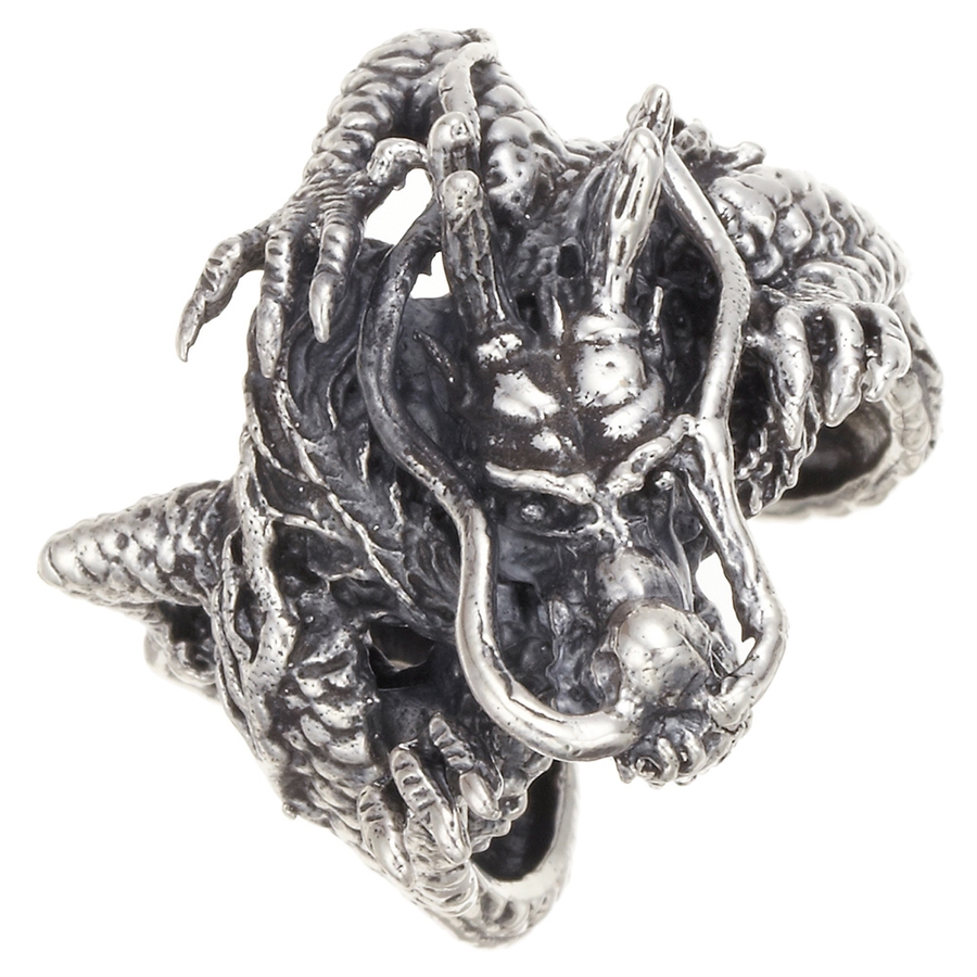 シルバーリング ドラゴン 龍の指輪[品番：PENA0007226]｜アクセサリー