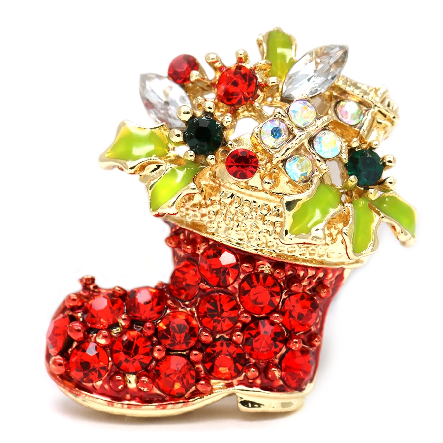 ROSE❣️トレイン付き❣️ブーツクリスマスアレンジ❣️ポインセチア、雪だるま サンタクロースとポインセチアのクリスマスブーケ 【膨らませて