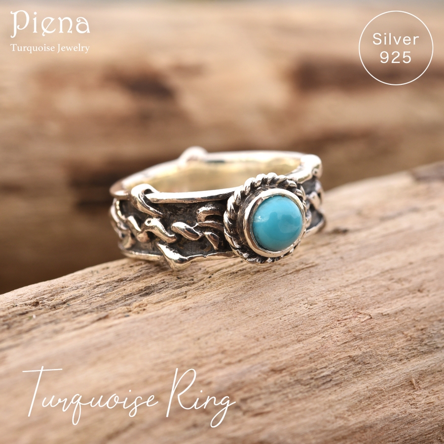SILVER925 INDIAN TURQUOISE RING/シルバー/リング