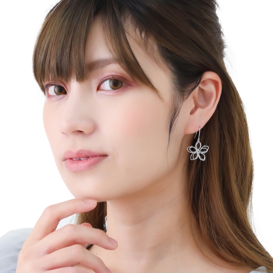 輝い フックピアス レディース 両耳用[品番：PENA0035590 アクセサリー