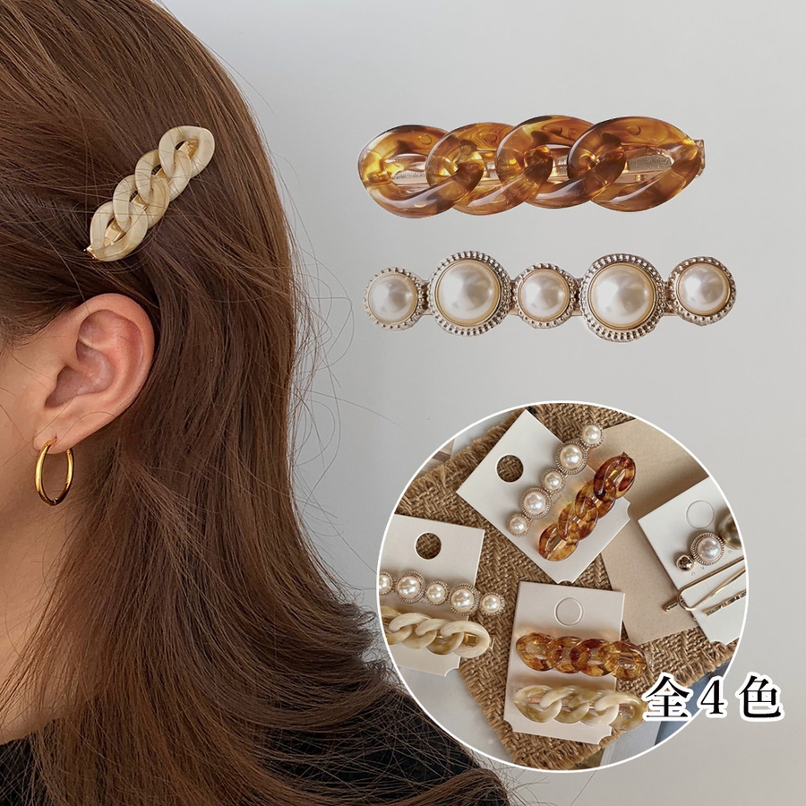 ヘアピンセット レディース 春夏秋[品番：PENA0034653]｜アクセサリー
