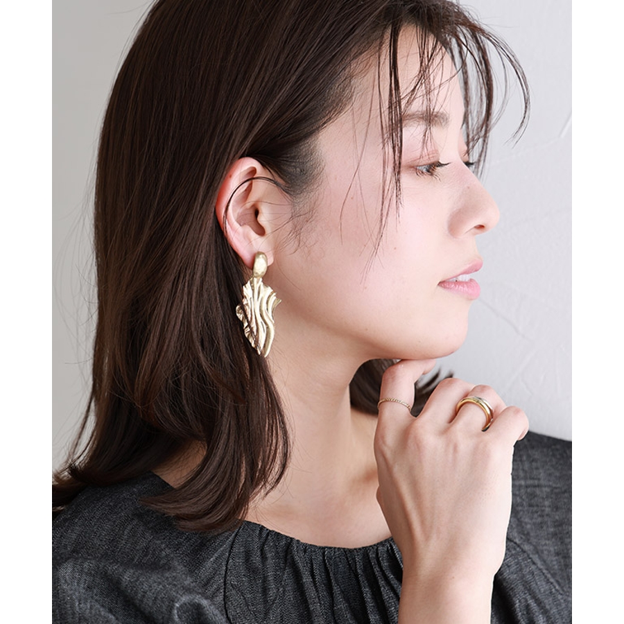 淡水パールチェーンフックピアス ピアス 淡水パール[品番