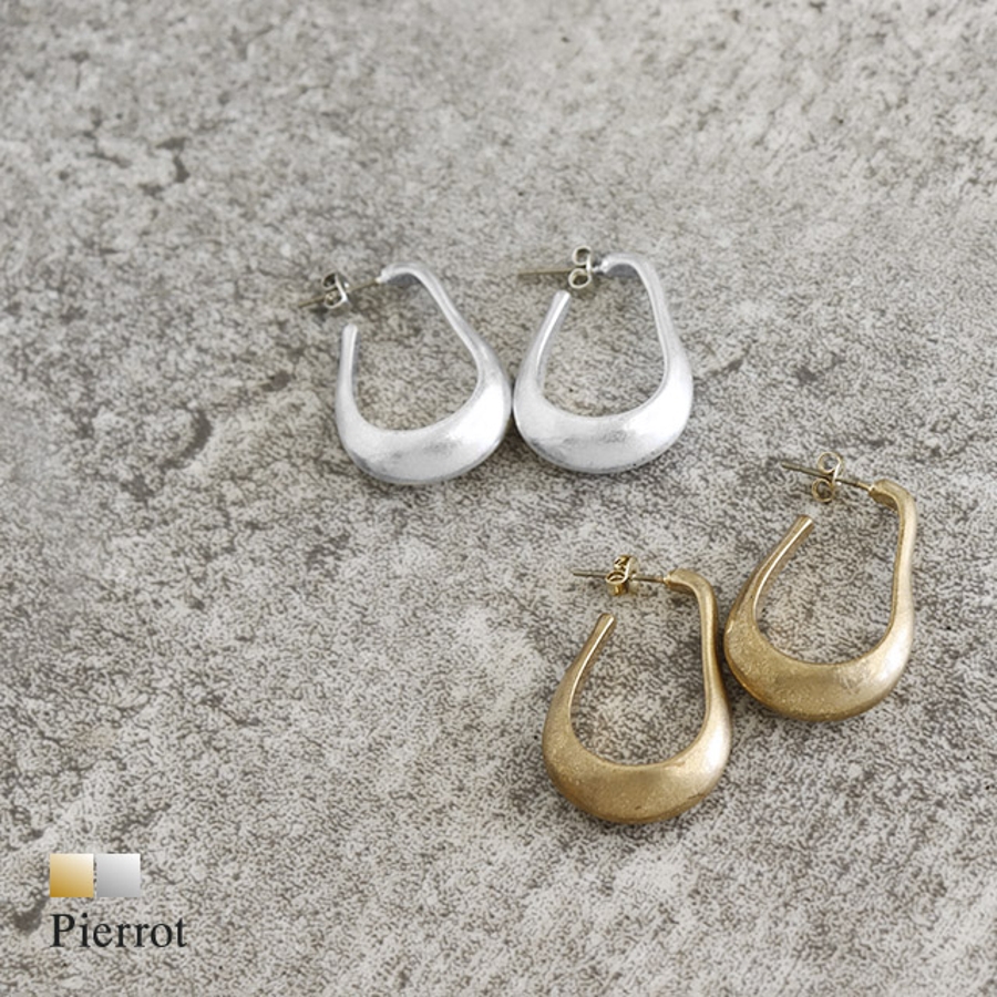 ヴィンテージドロップフープピアス ピアス  フープ[品番：PRTW0004566]｜Pierrot（ピエロ）のレディースファッション通販｜SHOPLIST（ショップリスト）