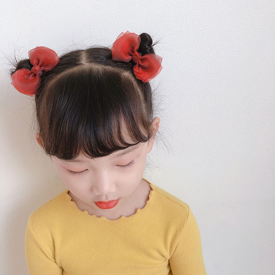 ⓝⓔⓦ【紫陽花②】ベビーヘアクリップ キッズヘアクリップ ヘアゴム