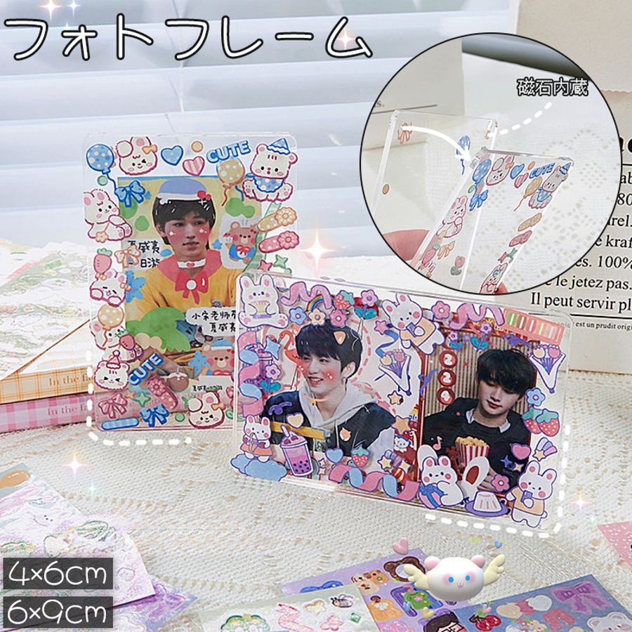 フォトフレーム アクリルフレーム 透明[品番：FQ000206160