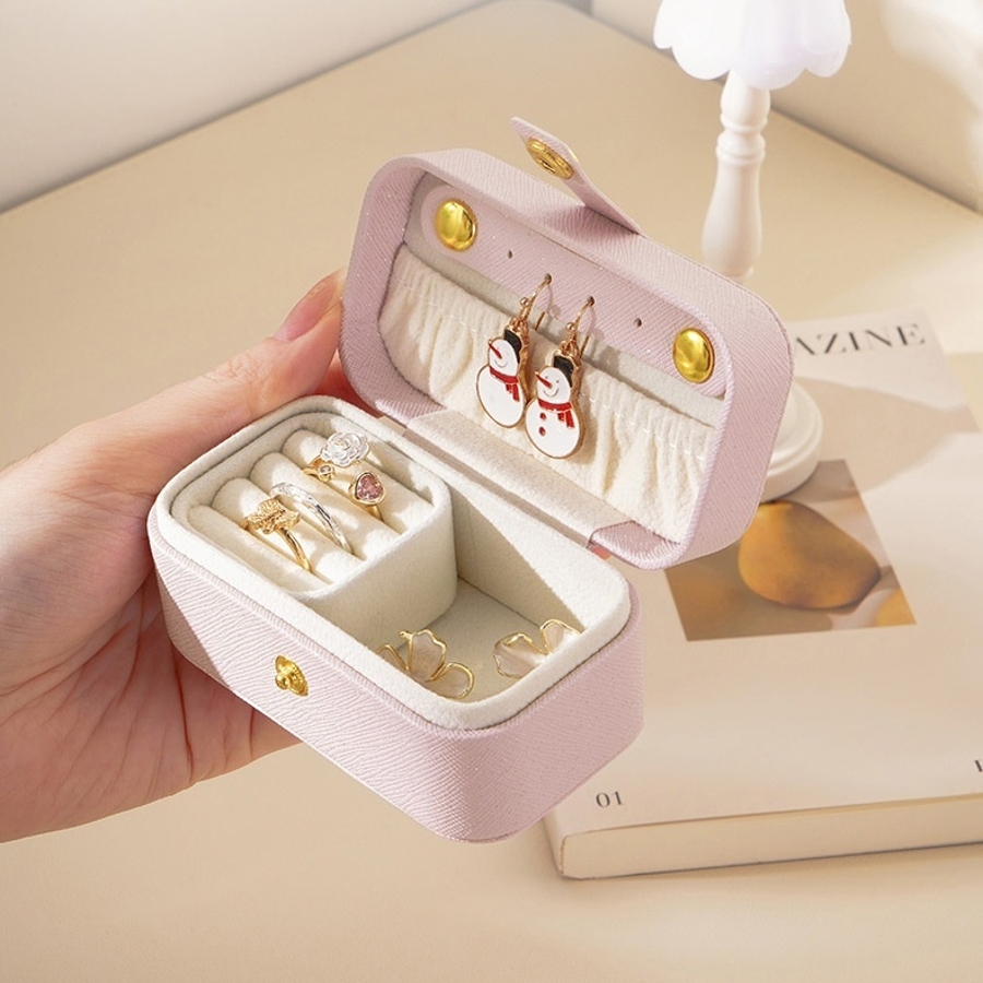 アクセサリーケース ジュエリーボックス コンパクト[品番 アクセサリーケース ジュエリーボックス コンパクト[品番
