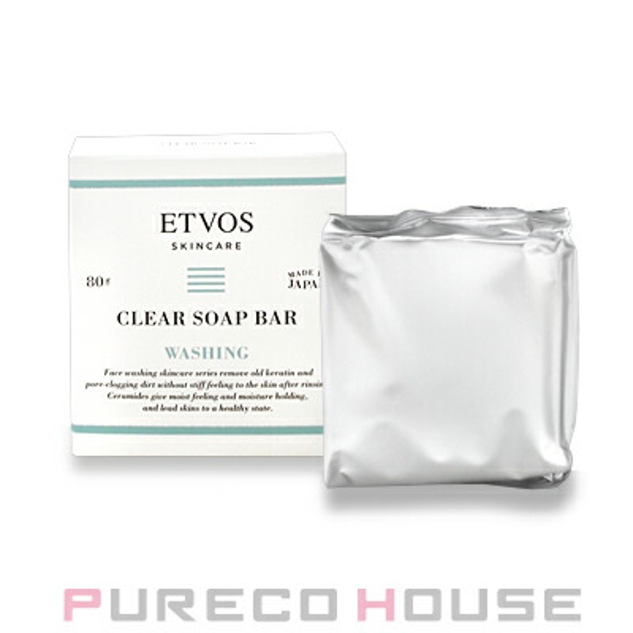 ETVOS (エトヴォス) クリアソープバー (透明枠練り石けん) 80g[品番：PRCE0003072]｜PURECO  HOUSE（プレコハウス）のレディースファッション通販｜SHOPLIST（ショップリスト）