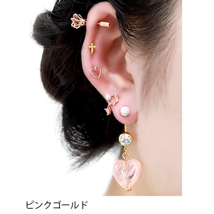 軟骨ピアス かわいい 16g 品番 Rina ボディピアス専門店凛rin ボディピアス のレディースファッション通販 Shoplist ショップリスト