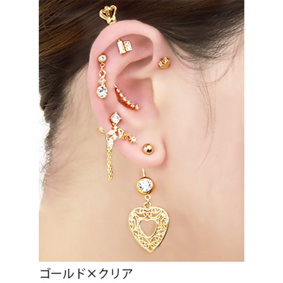 軟骨ピアス 14g かわいいオリジナル0029 品番 Rina ボディピアス専門店凛rin ボディピアス のレディースファッション通販 Shoplist ショップリスト