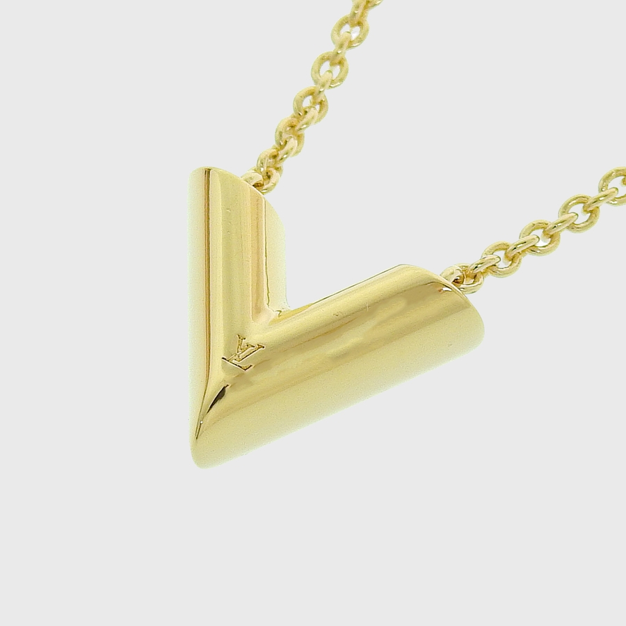 新着 LOUIS VUITTON ルイヴィトン エッセンシャル V ネックレス[品番 アクセサリー