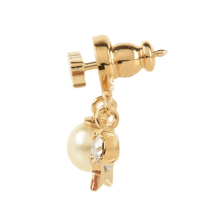 DIOR ディオール ピアス ゴールド ロゴ