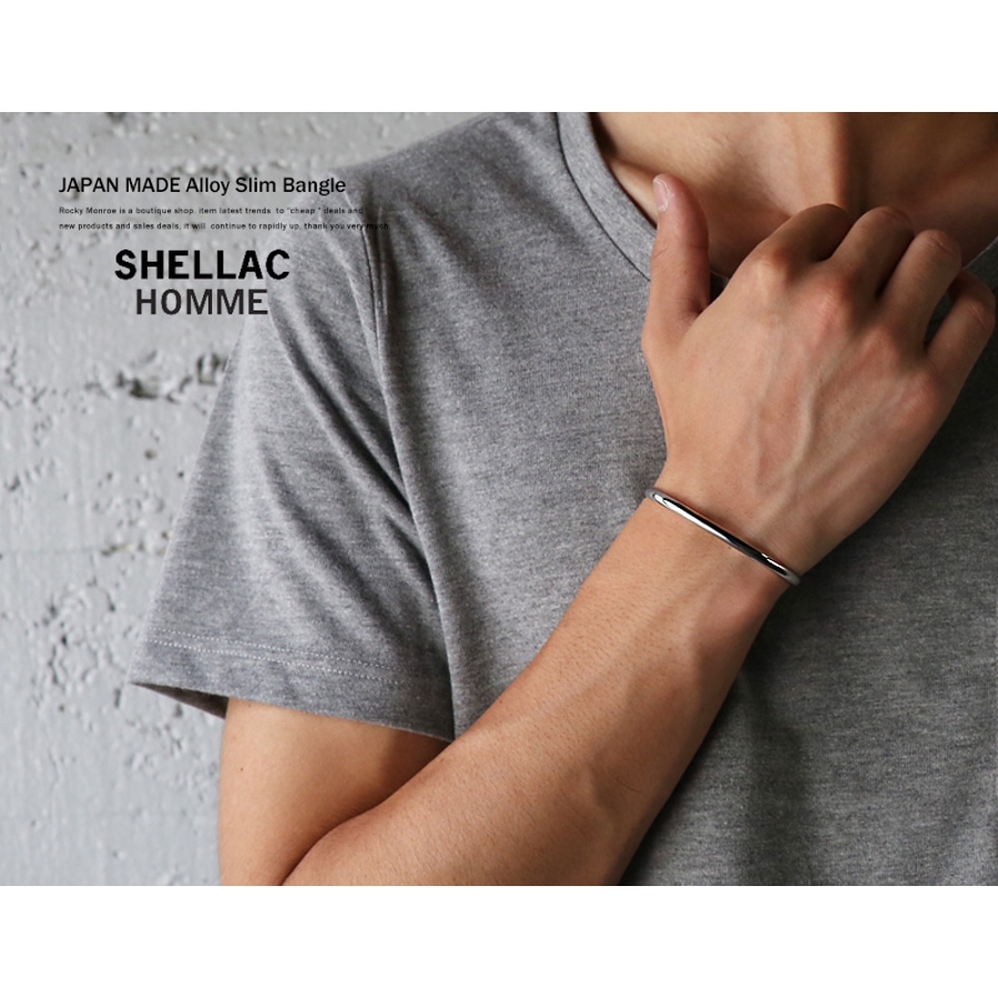 格安出品！ナンバーナインSHELLAC シェラックブランド不明バングル4点セット SHELLAC HOMME シェラックオム[品番：OE000003563]｜Rocky Monroe