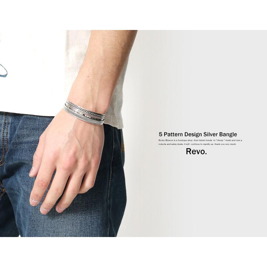 Revo レヴォ】シルバーバングル シルバーアクセサリー[品番 