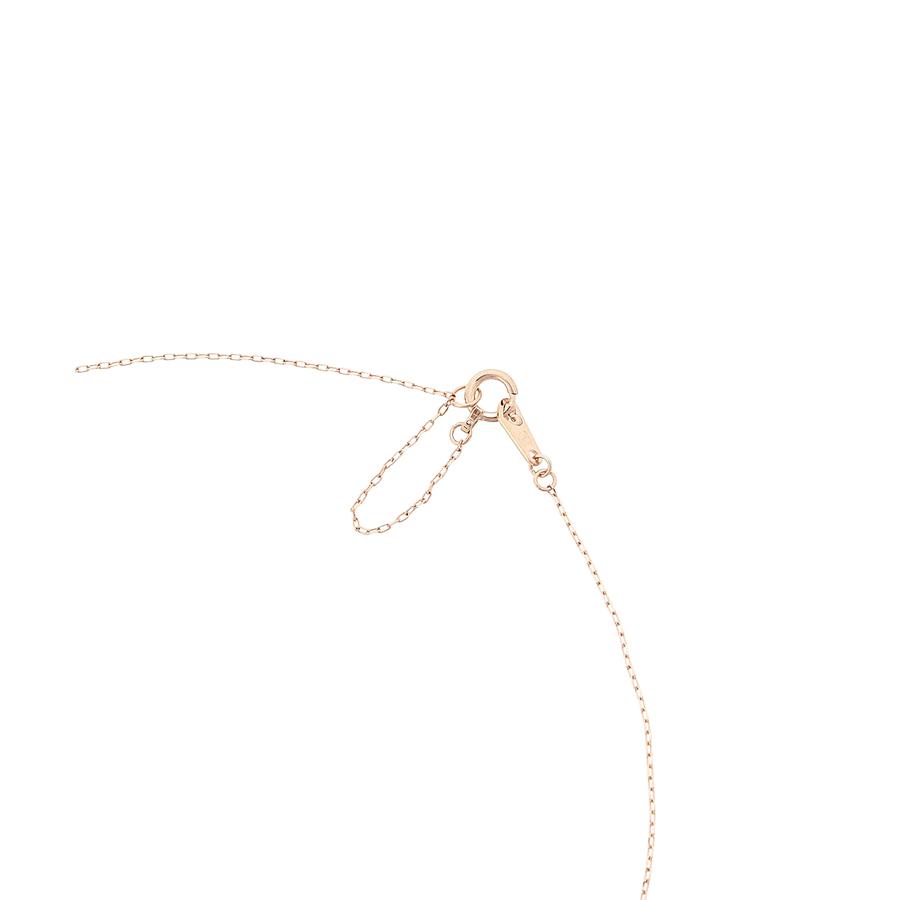 Samantha Tiara マルチストーンネックレス　10金 K10 PG ストーンフラワーネックレス(小)(40cm K10 PG): Samantha