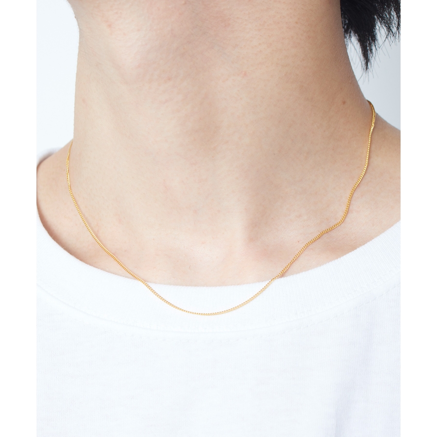 SETUP7】真鍮ゴールドチェーンネックレス 40cm Type-B NKS[品番