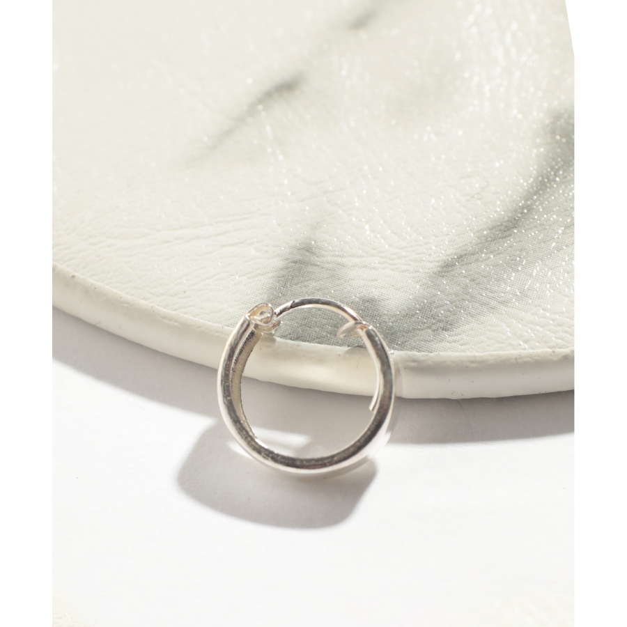 T & CO シルバー925 フープピアス （スモール）片耳用 Tiffany & Co. オープンハートフープピアス スモール シルバー