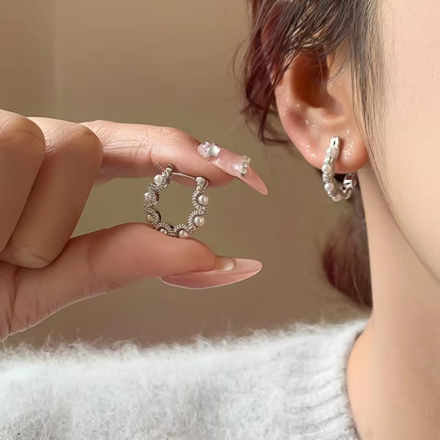 フープピアス リングピアス パール[品番:JRKW0005207 フープピアス リングピアス パール[品番:JRKW0005207