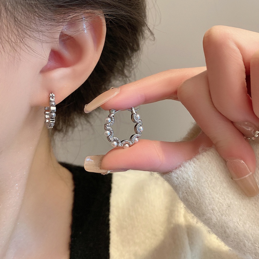 フープピアス リングピアス パール[品番:JRKW0005207 フープピアス リングピアス パール[品番:JRKW0005207