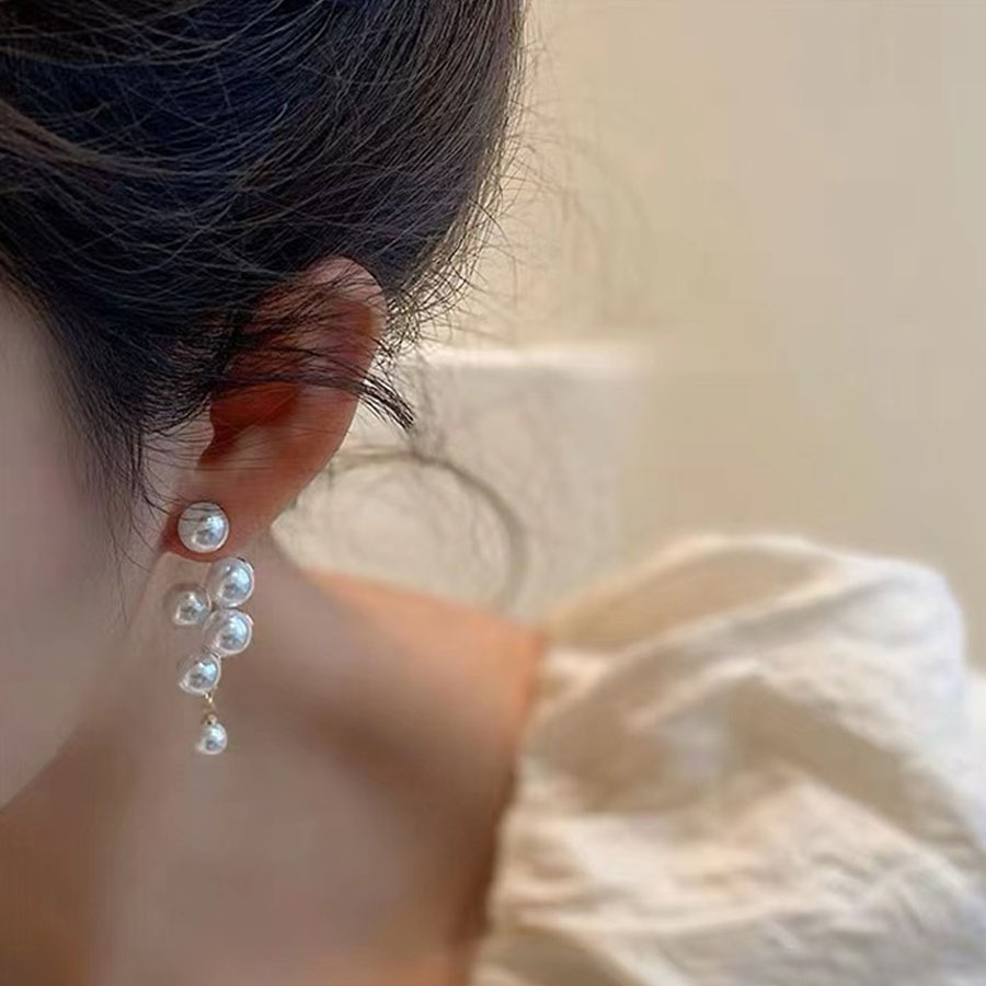パールピアス 揺れる 結婚式[品番：JRKW0004205]｜shoppinggo